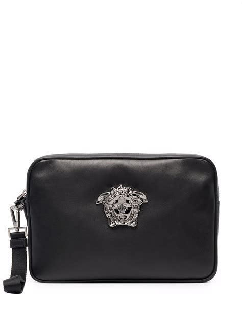 versace mens clutch bag|Versace medusa clutch bag.